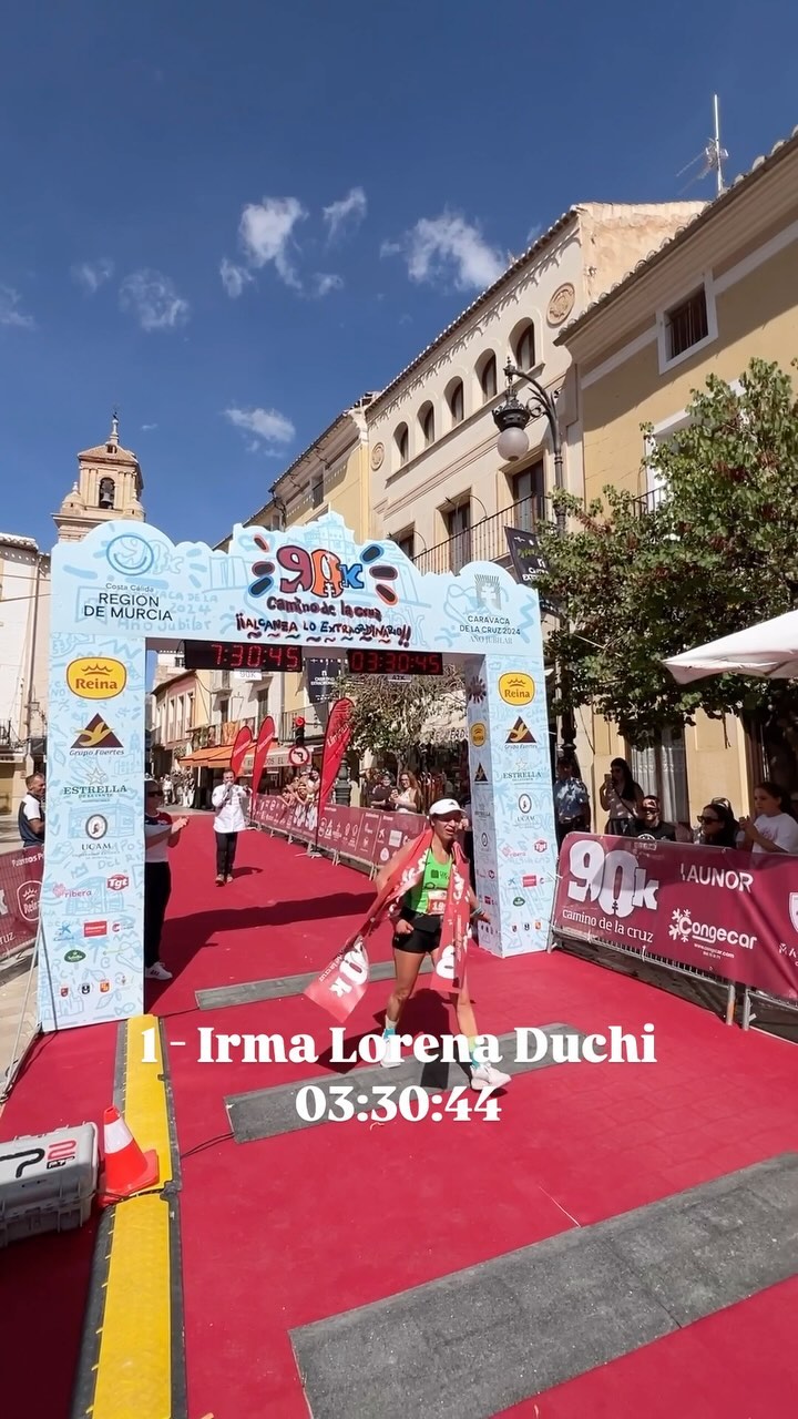 PODIUM FEMENINO 42K

1 - Irma Lorena Duchi 03:30:44 🥇
2 - Mayer Adsuar 03:31:43🥈
3 - Presentación García 03:36:37🥉

#caravacadelacruz #90kcaminodelacruz